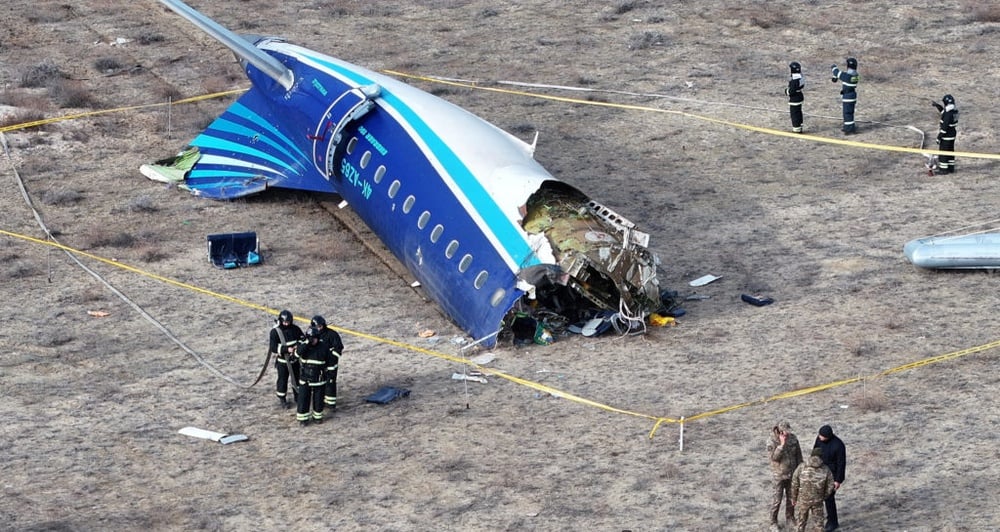 Azerbaijan Airlines crash in Kazakhstan kills 38