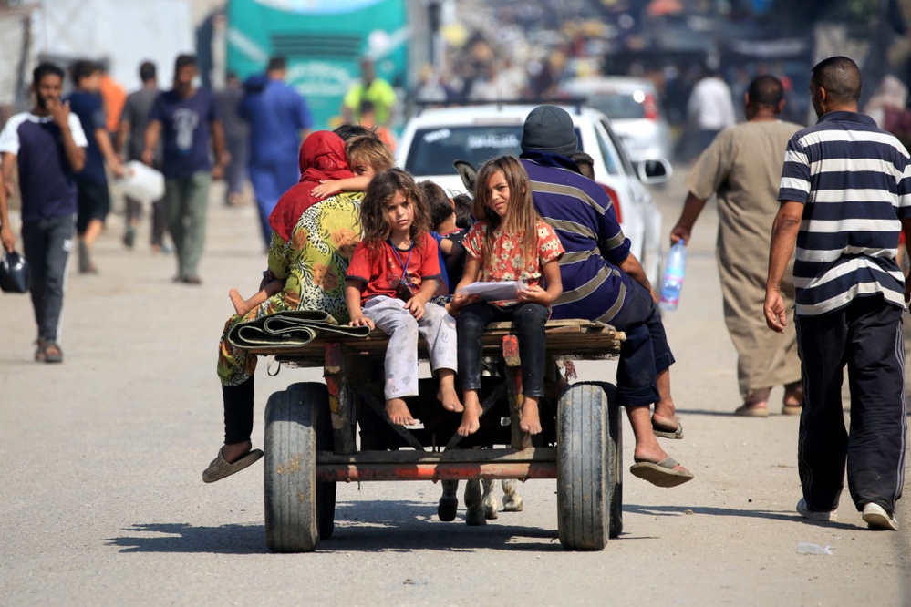 Widespread evacuations in Gaza complicate humanitarian efforts amid ongoing conflict.