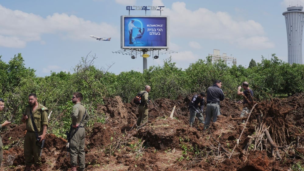 Houthi missile struck near Israel's main airport, disrupting flights