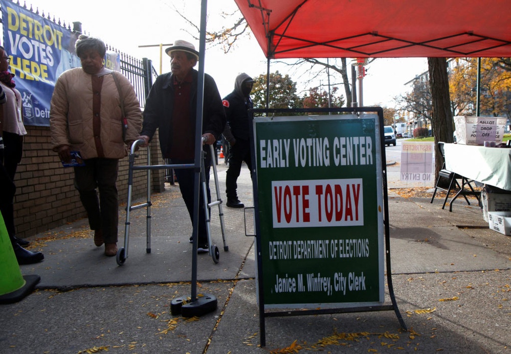 Voters hear stark message that election outcome will determine the fate of the country