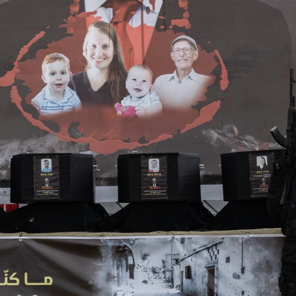 Hamas returned four Israeli hostages' remains in a staged ceremony