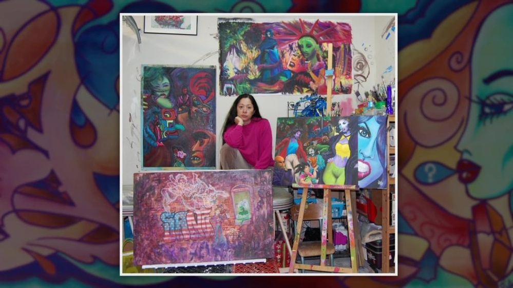 The groundbreaking work of Ecuadorian American graffiti artist Lady Pink