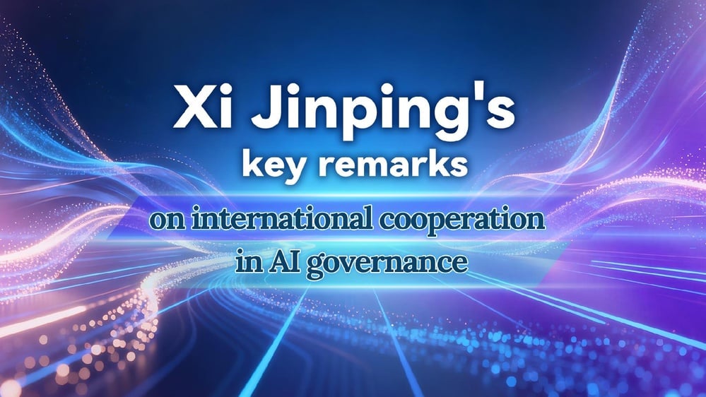 Xi promotes multilateral, non-dominant AI governance and proposes concrete cooperation