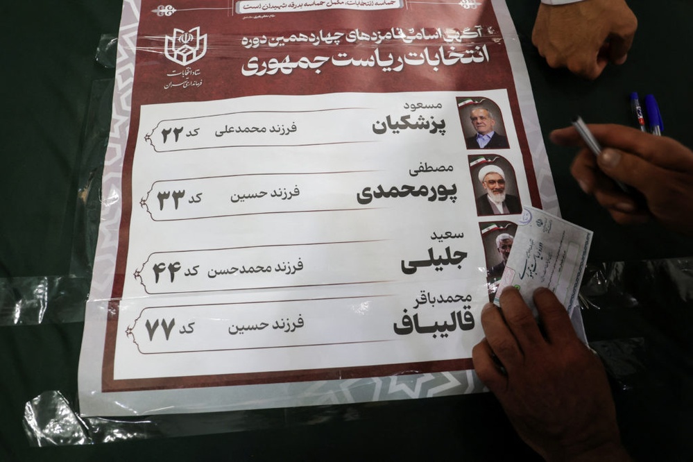 Iranian presidential runoff on July 5 between Pezeshkian and Jalili