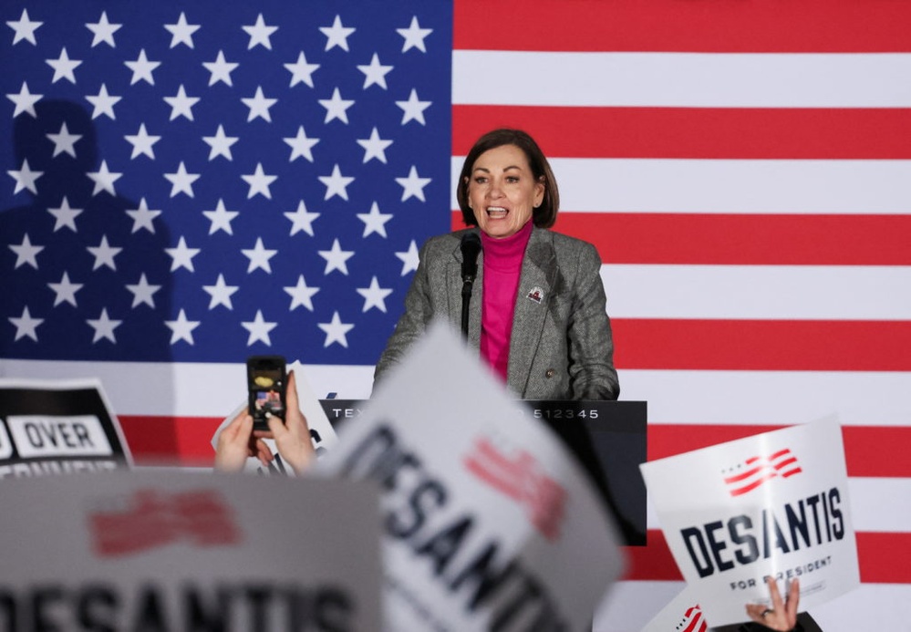 Iowa Republican Gov. Reynolds says she won't seek reelection in surprise announcement