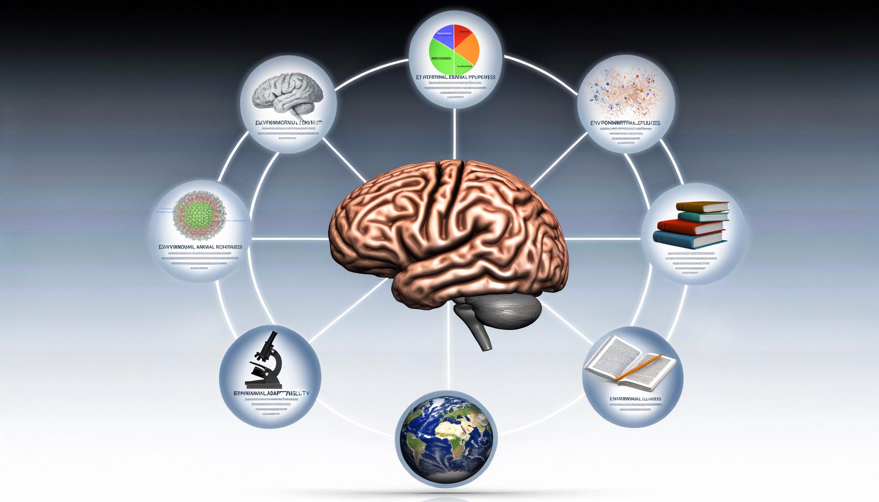 Enhanced human brain adaptability insights via brain activity and environment studies