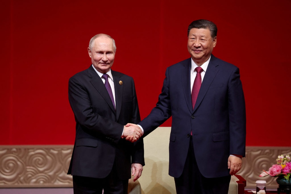 China and Russia stress partnership as Moscow presses offensive in Ukraine