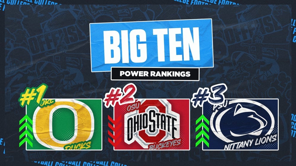 2024 Big Ten Power Rankings: Oregon and Ohio State reign, while Indiana falls