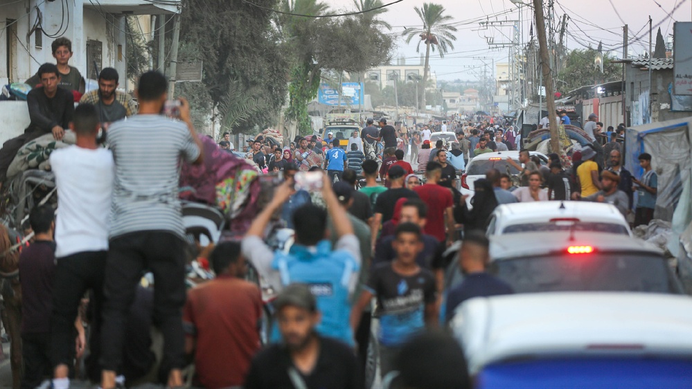 Evacuation orders have displaced 90% of Gaza's residents amid escalating conflict.