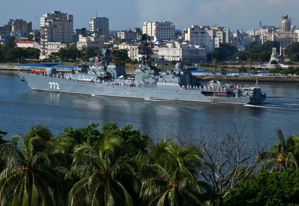 Russian warships make another visit to Cuban waters in show of growing ties