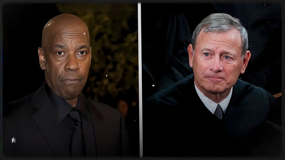 Denzel Washington and Chief Justice John Roberts didn't argue in US Supreme Court
