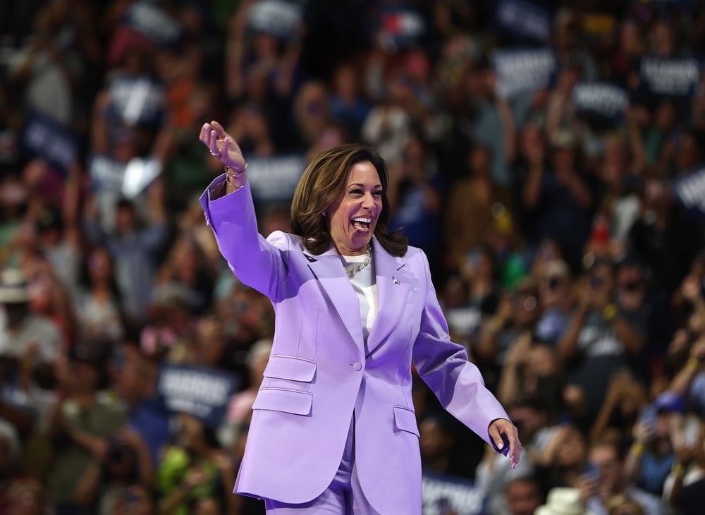 Kamala Harris's campaign heavily engages in battleground states.