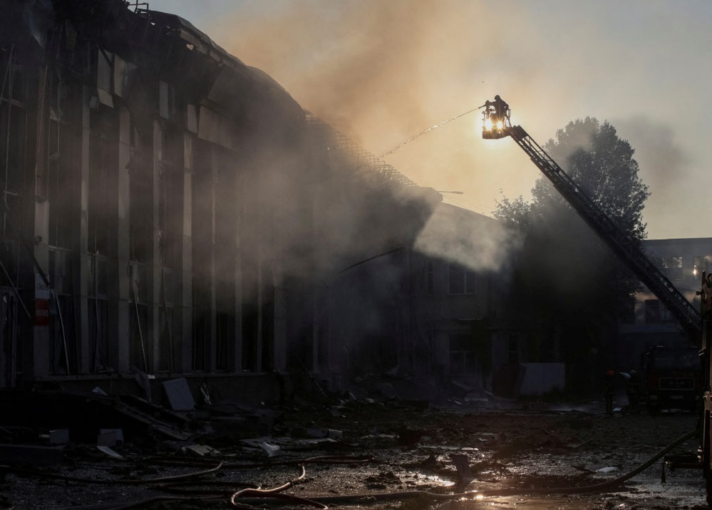 After record Russian drone attacks in June, Ukrainian drone hits industrial plant deep inside Russia