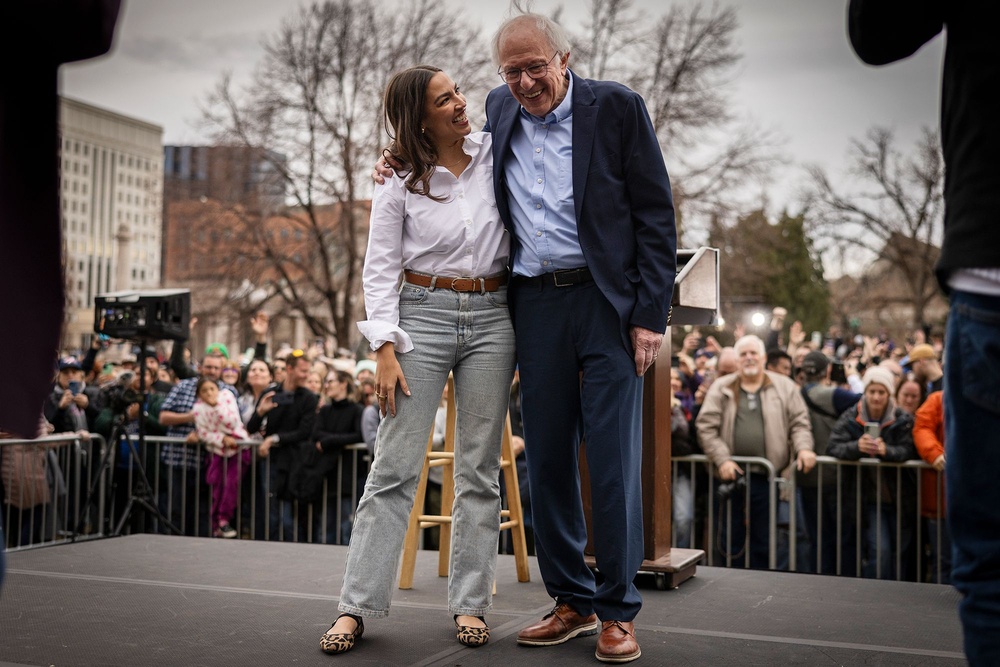 Bernie Sanders's Anti-oligarchy Tour Is Vindication. But What Is It for Alexandria Ocasio-Cortez?