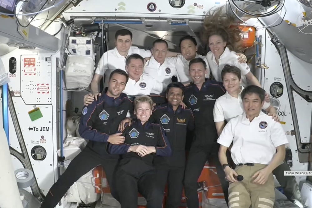Indian astronaut joins ISS after 40 years, part of Axiom Mission 4