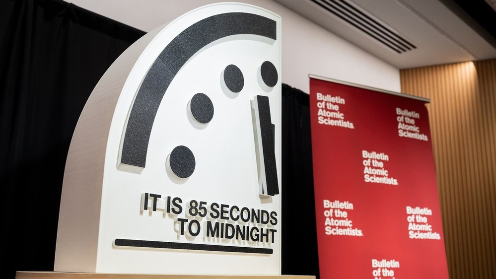 Bulletin sets Doomsday Clock to 85 seconds, citing nuclear, climate, AI risks