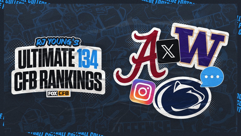 2024 college football rankings: RJ Young responds to 'Ultimate 134' replies