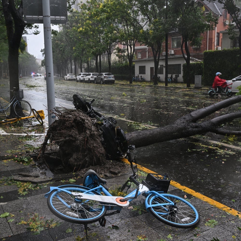 Typhoon Bebinca causes significant disruption in Shanghai