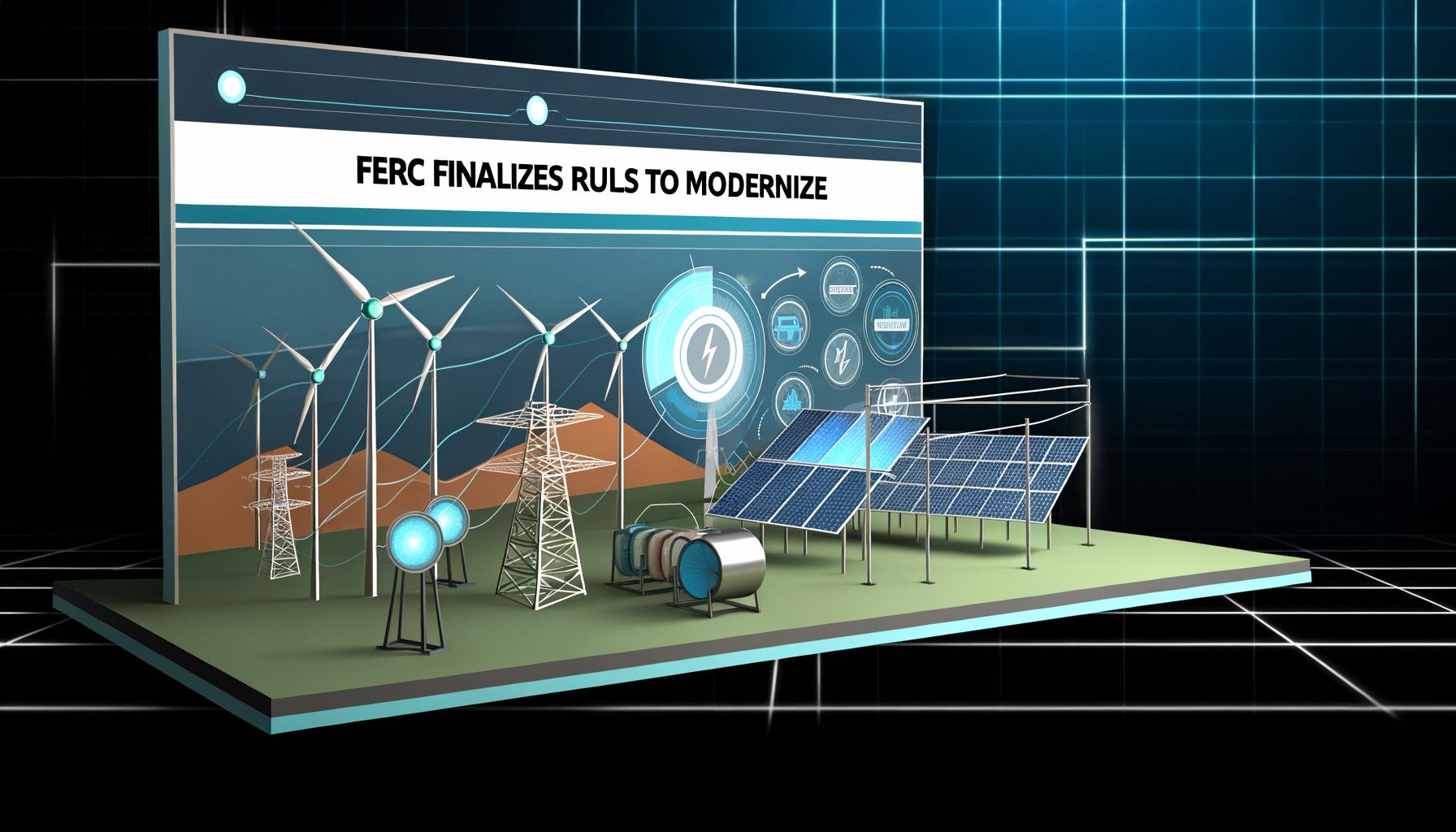 FERC unveils new grid regulations to support renewable energy integration.