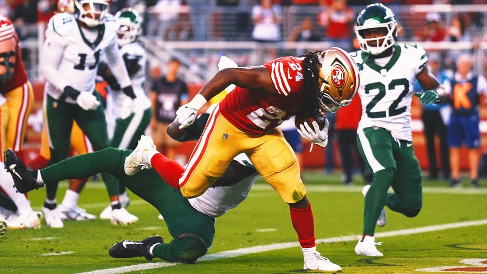 Rodgers returns; Jets struggle as 49ers dominate in season opener.