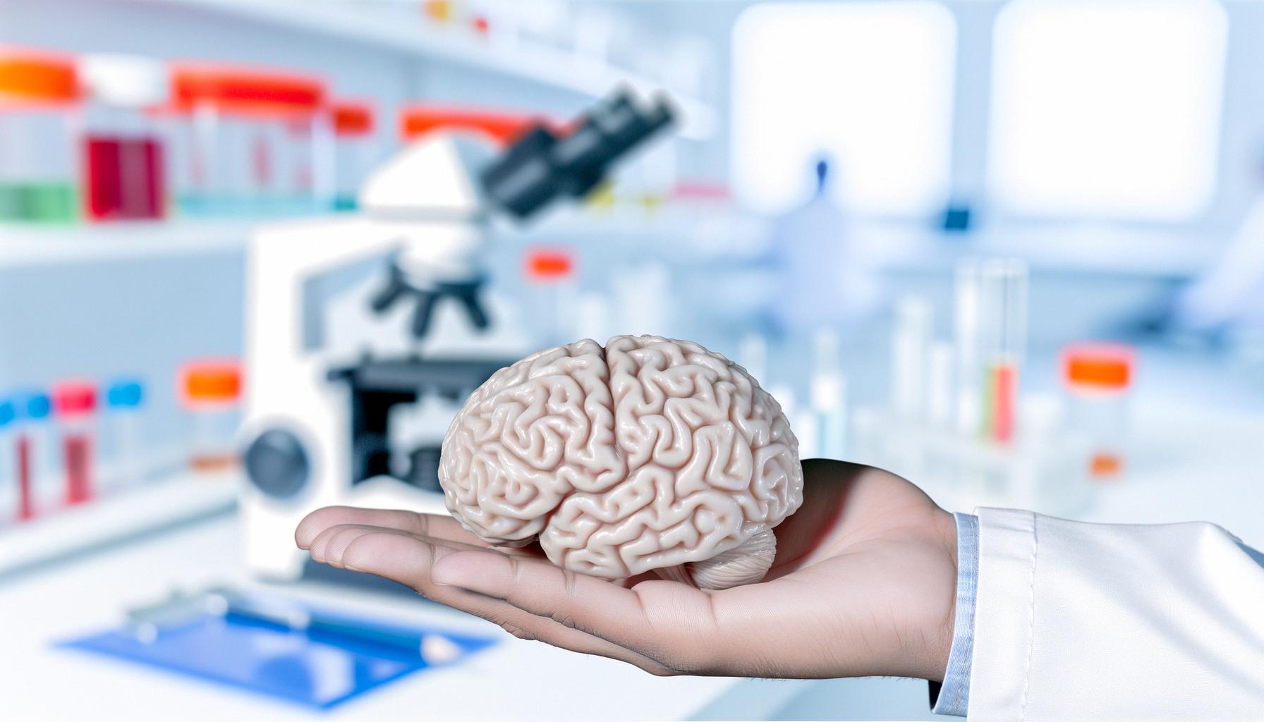 Mini human brain model grown
