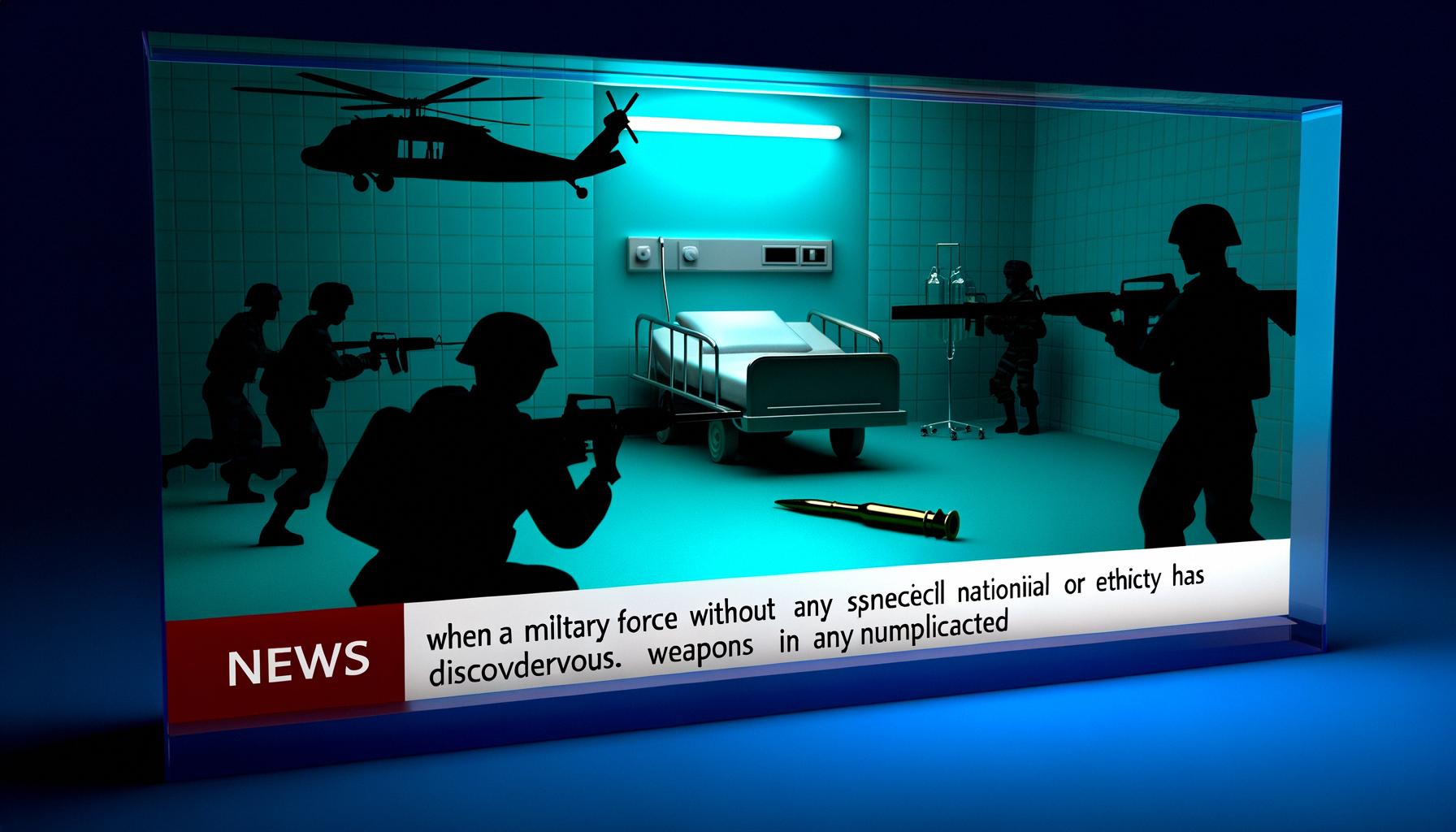 Israeli forces raid Gaza hospital, find weapons