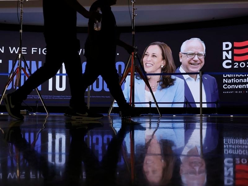 Kamala Harris leads Donald Trump in several key polls