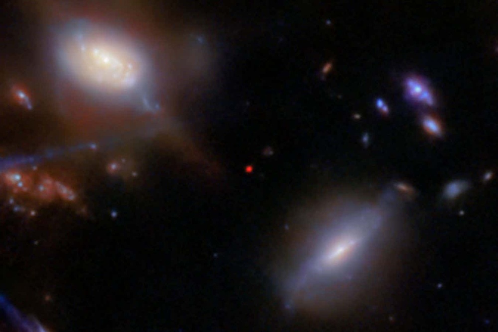 An early hint of cosmic dawn has been seen in a distant galaxy