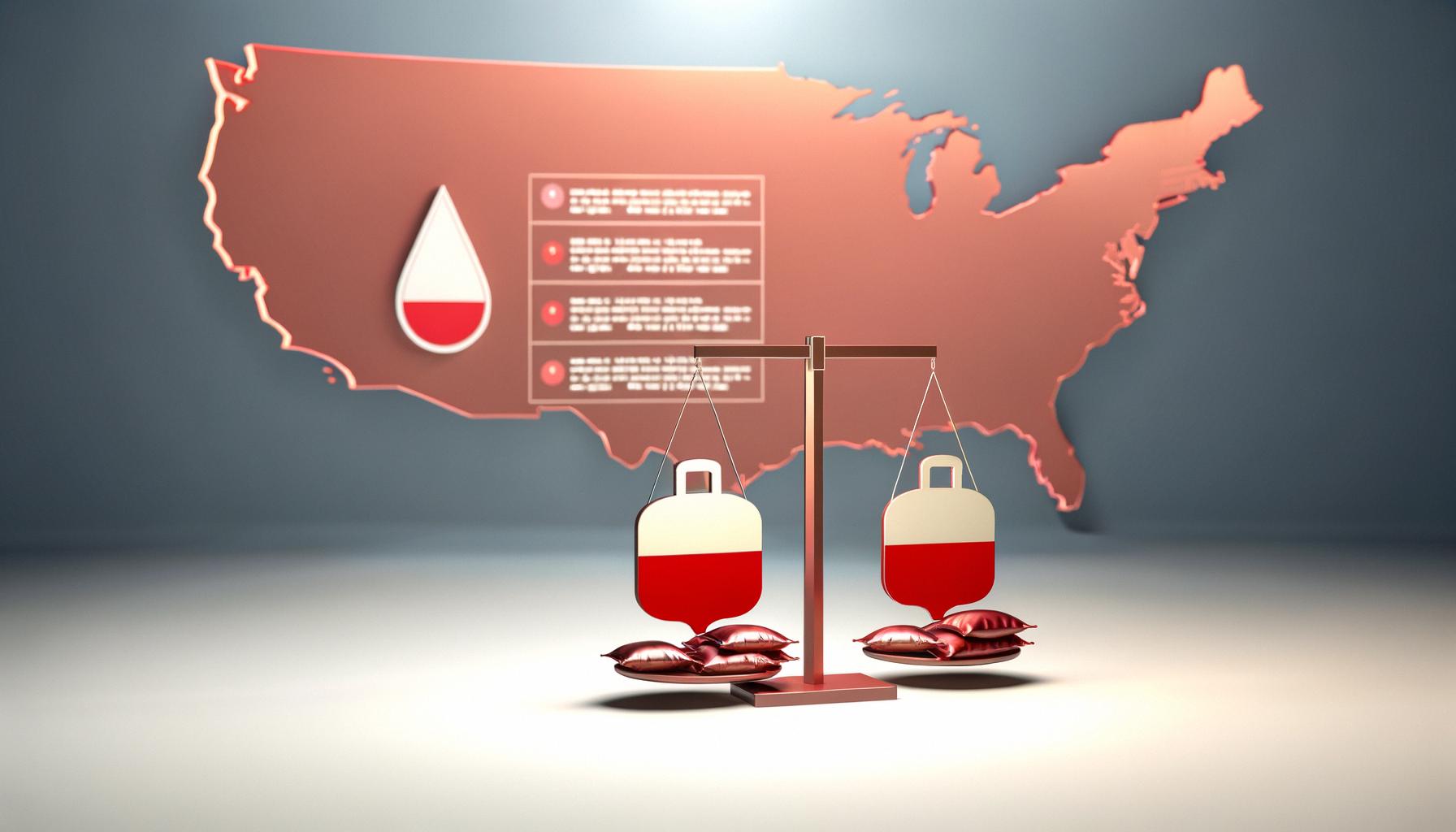 Severe national blood shortages; incentives offered; FDA revises guidelines.