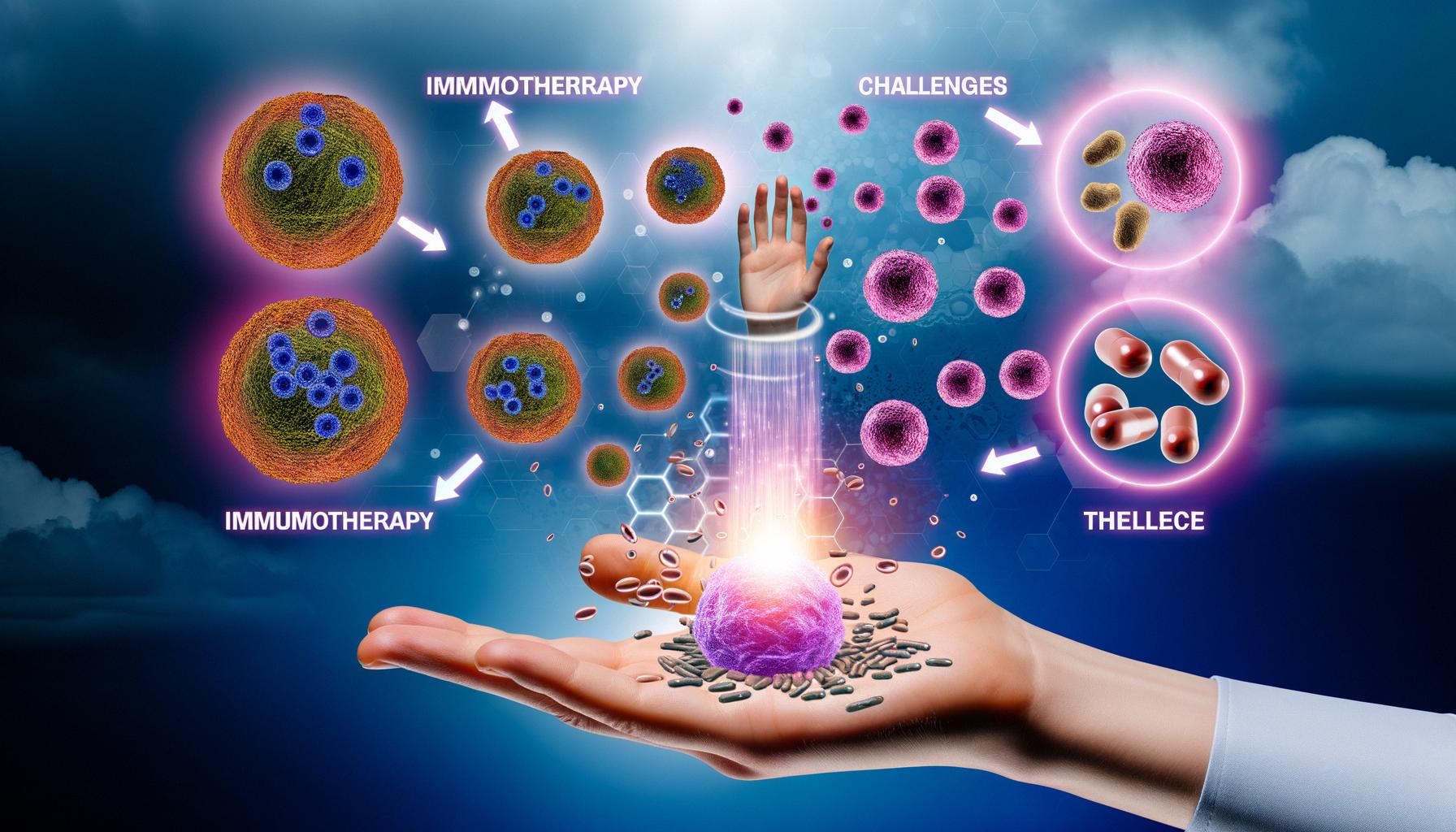 Recent advancements and challenges in cancer immunotherapy impact efficacy and accessibility.