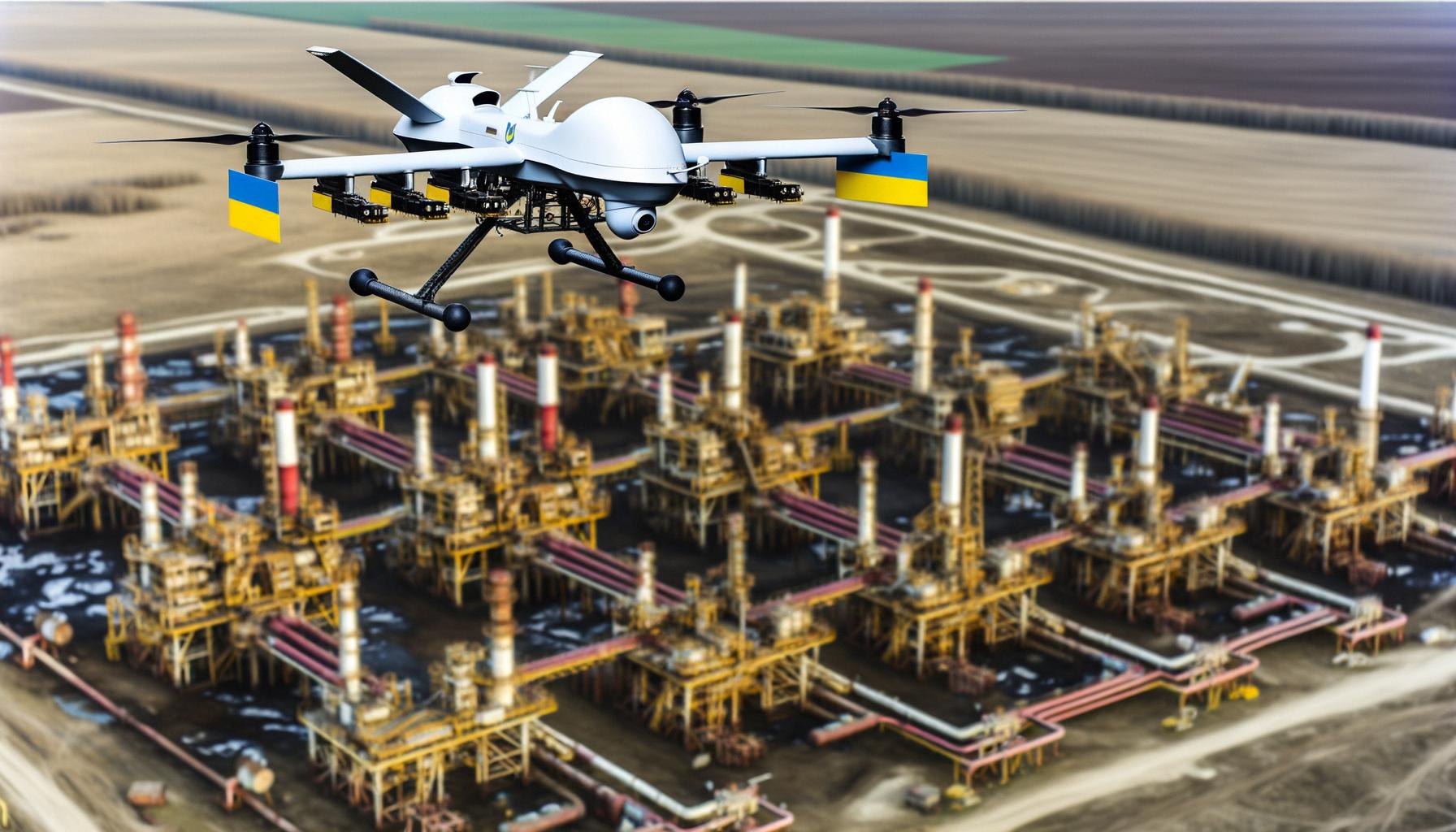 Ukrainian drones target multiple Russian oil facilities