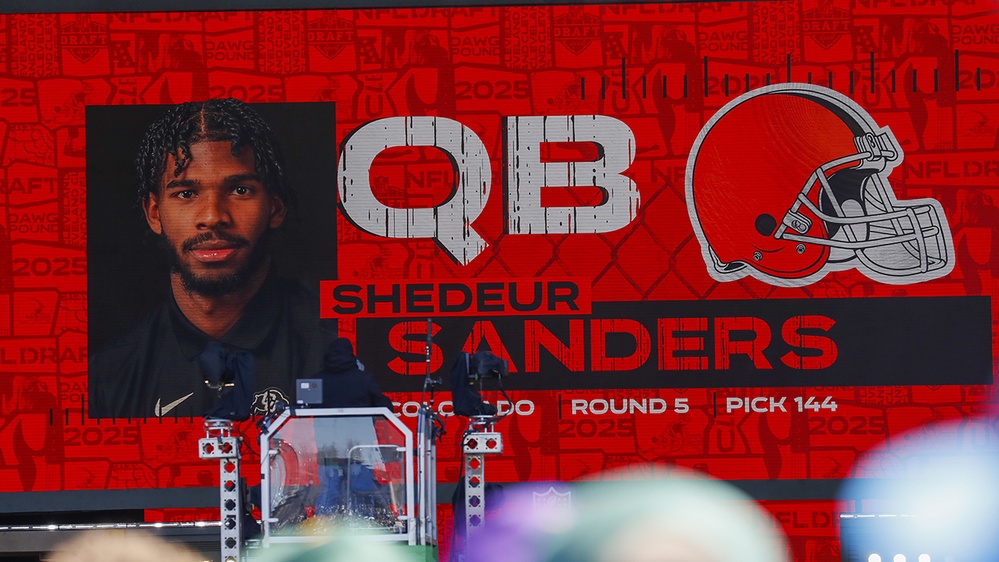 Shedeur Sanders' Browns jersey is Fanatics' top online seller of his draft class
