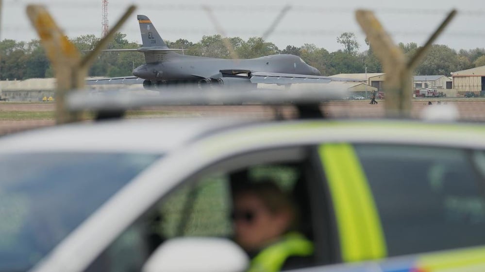 US pulls all 12 B-1 bombers from RAF Fairford after suspected Iran-linked terror plot; six men arrested, bailed