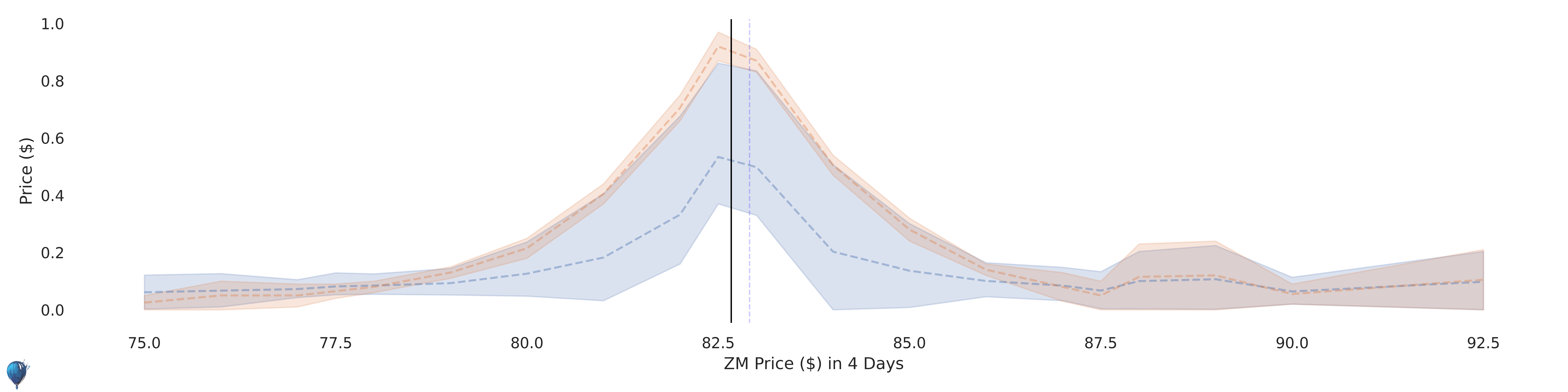 ZM current options pricing