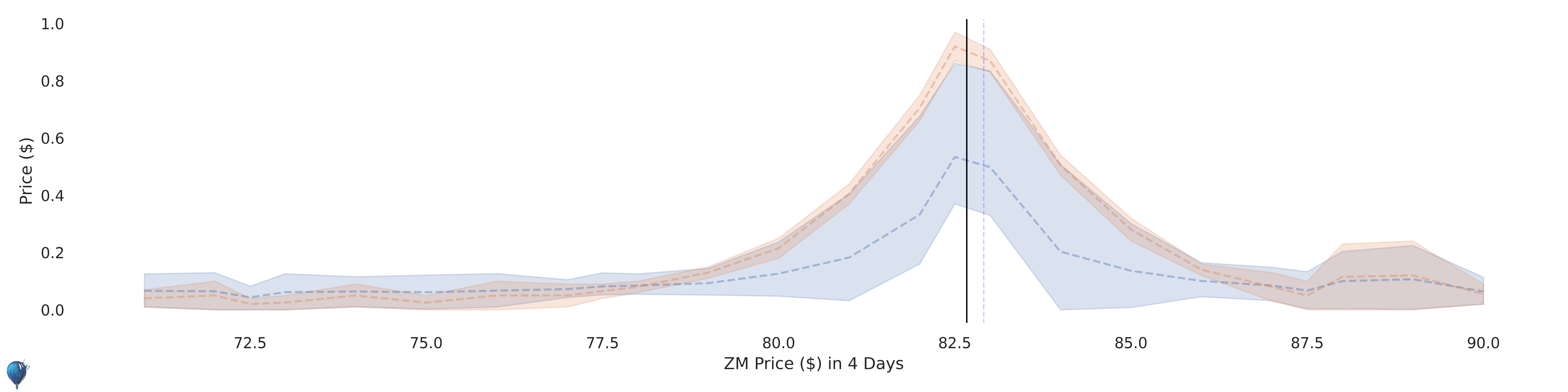 ZM current options pricing